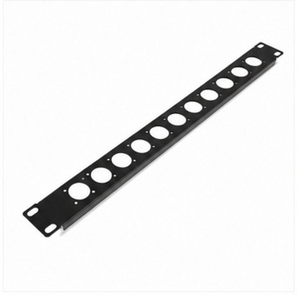 Desk Organizer - 1U 12-poorts rackmontage scharnierende audiopatchpaneel wandkabelorganizer