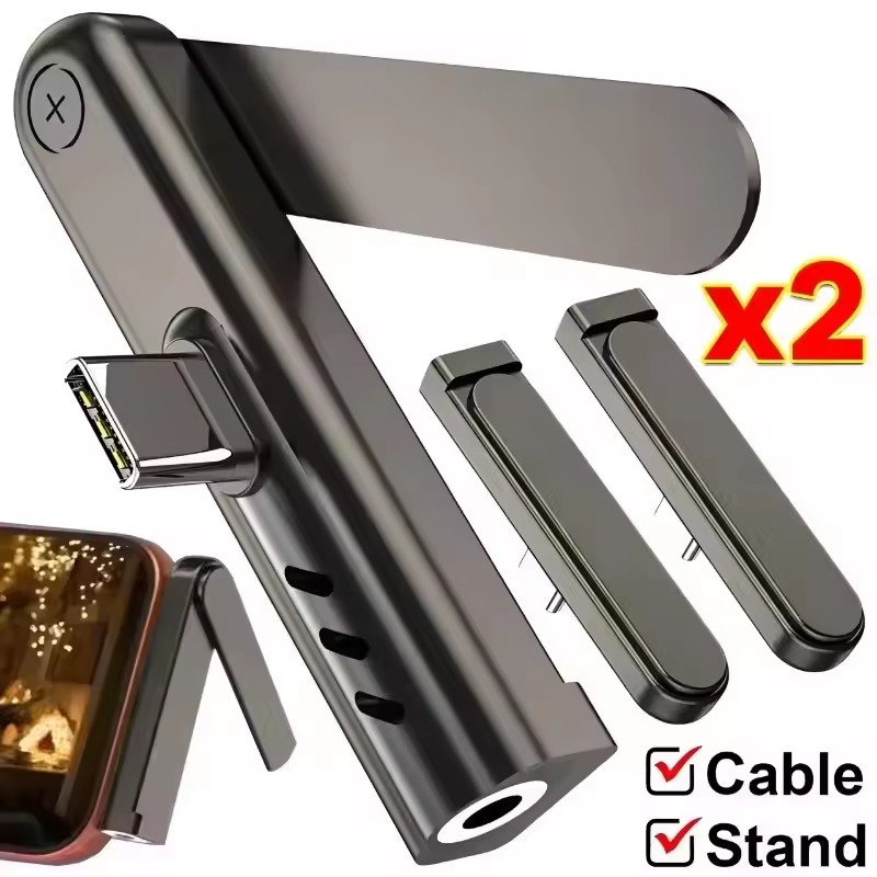 Standing Desk - 2/1PCS Draagbare USB C Naar 3.5mm