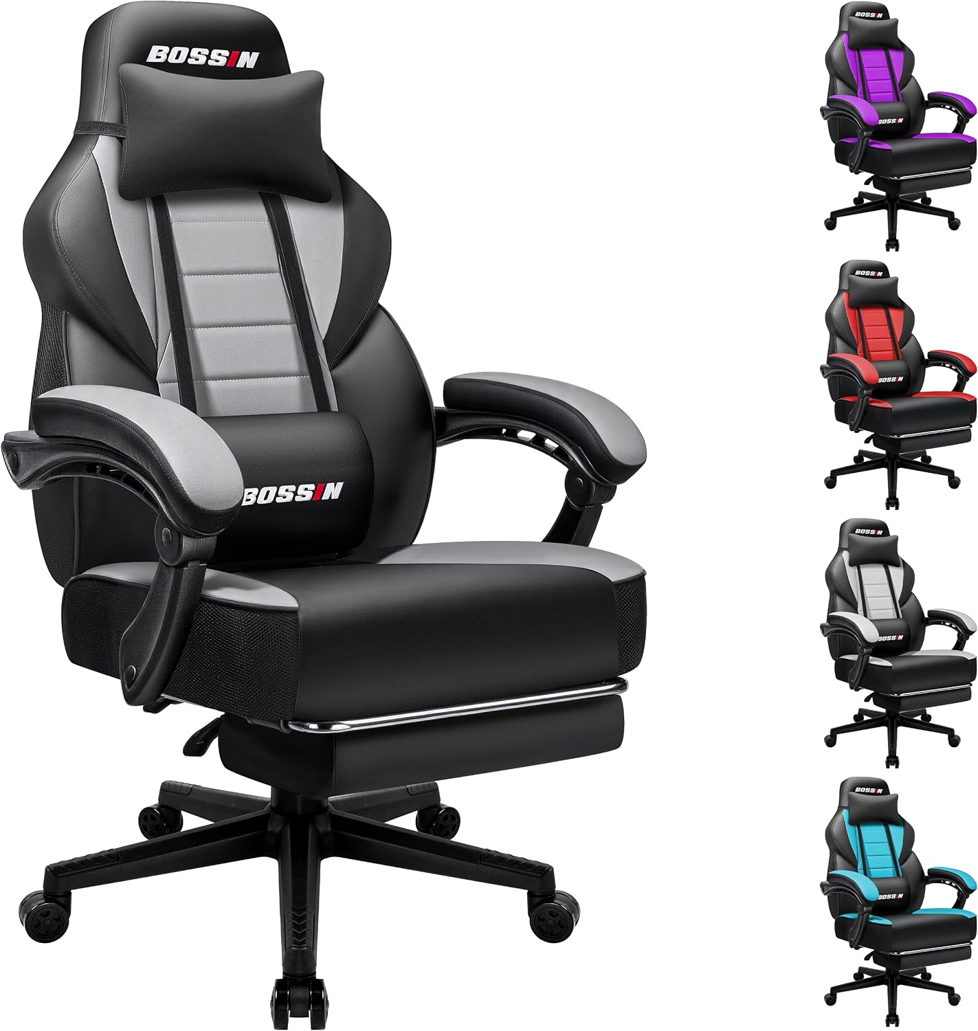 Office Chair - Gamingstoel met massagefunctie, ergonomisch ontwerp voor