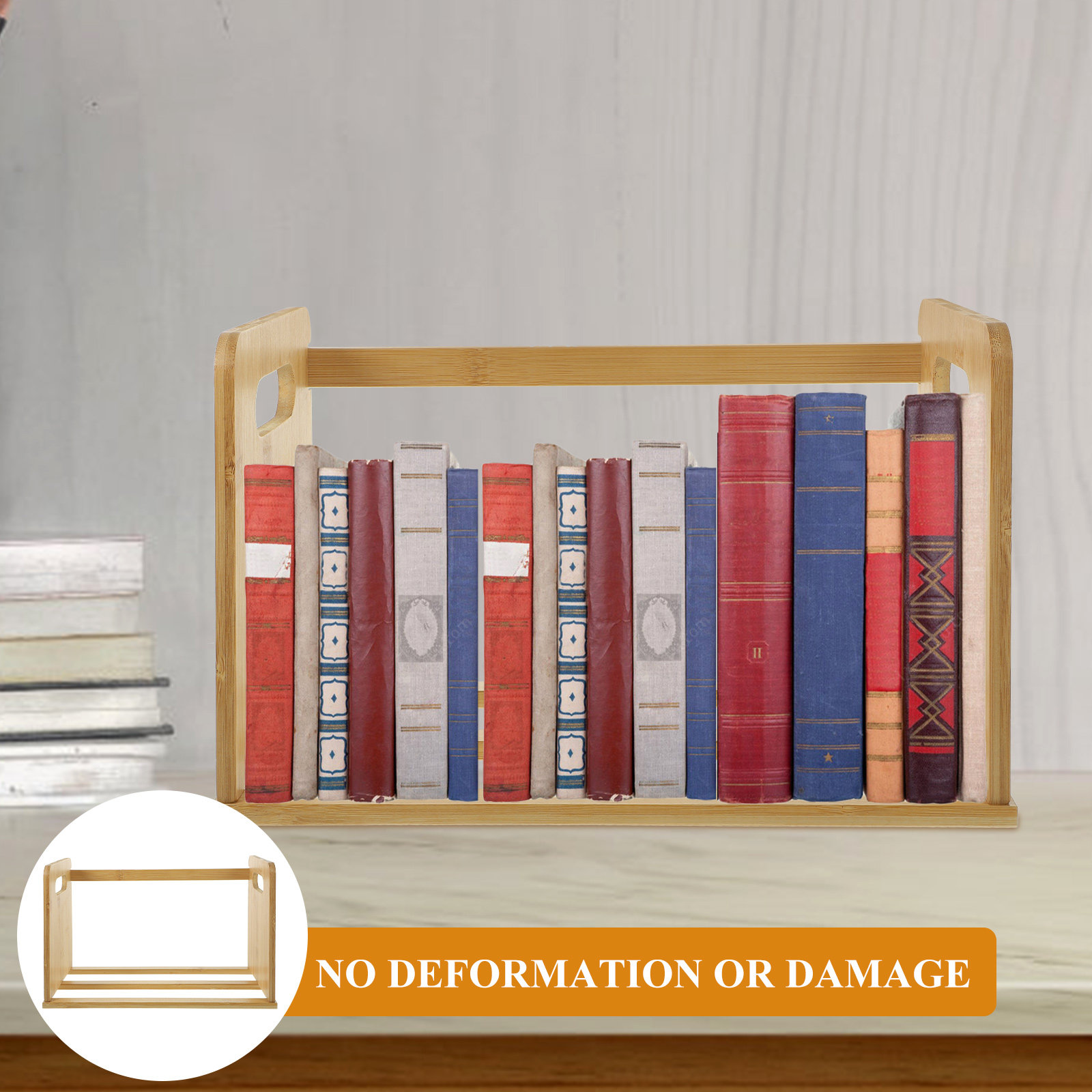 Houten boekenplank voor op het - Desk Organizer recensie en prijs