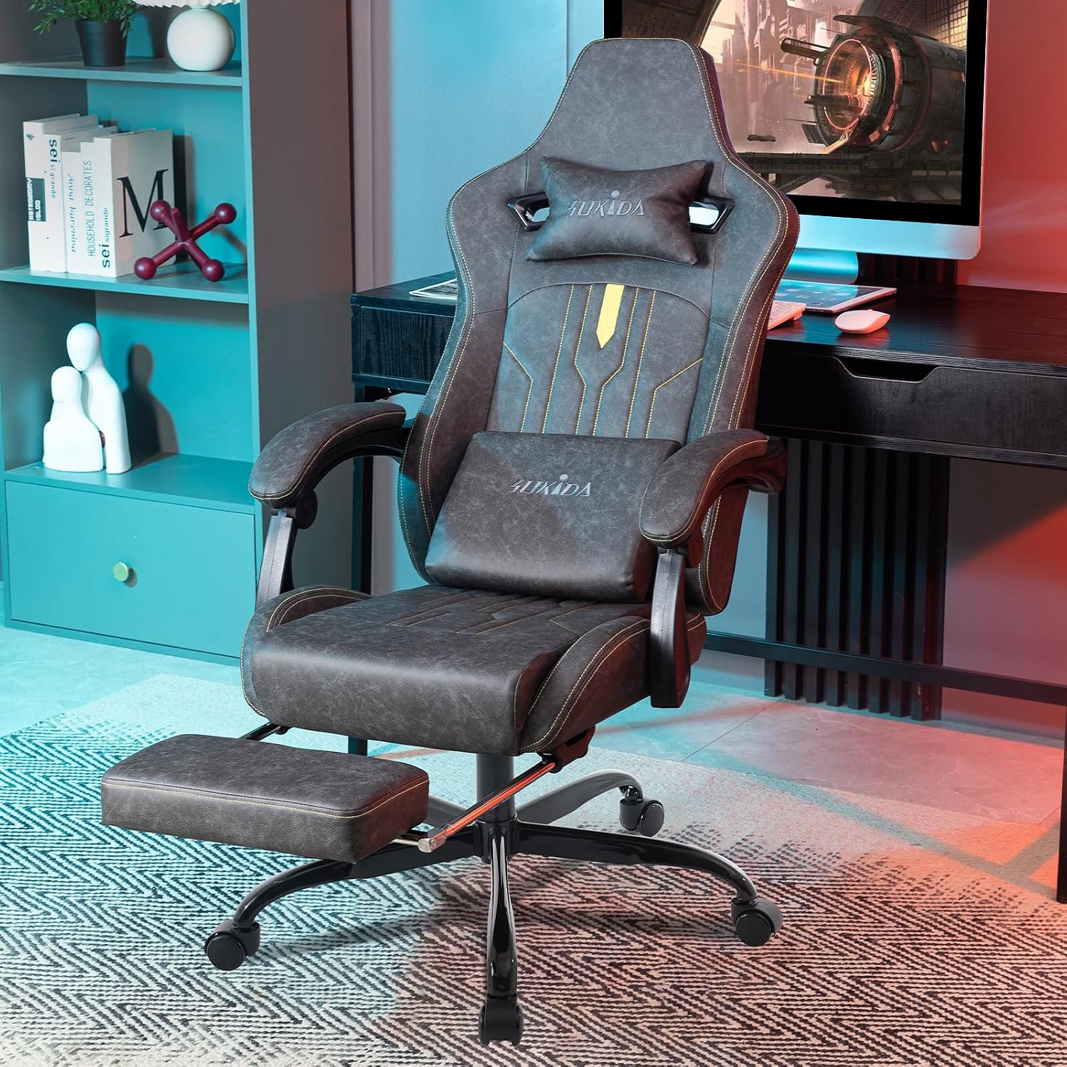 Gamingstoel met voetsteun, erg - Office Chair recensie en prijs