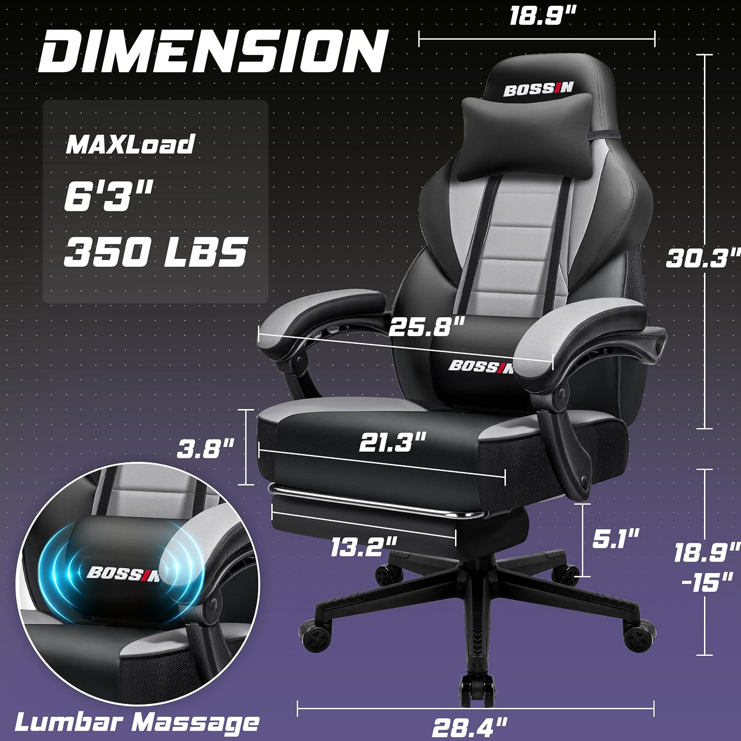 Gamingstoel met massagefunctie - Office Chair recensie en prijs