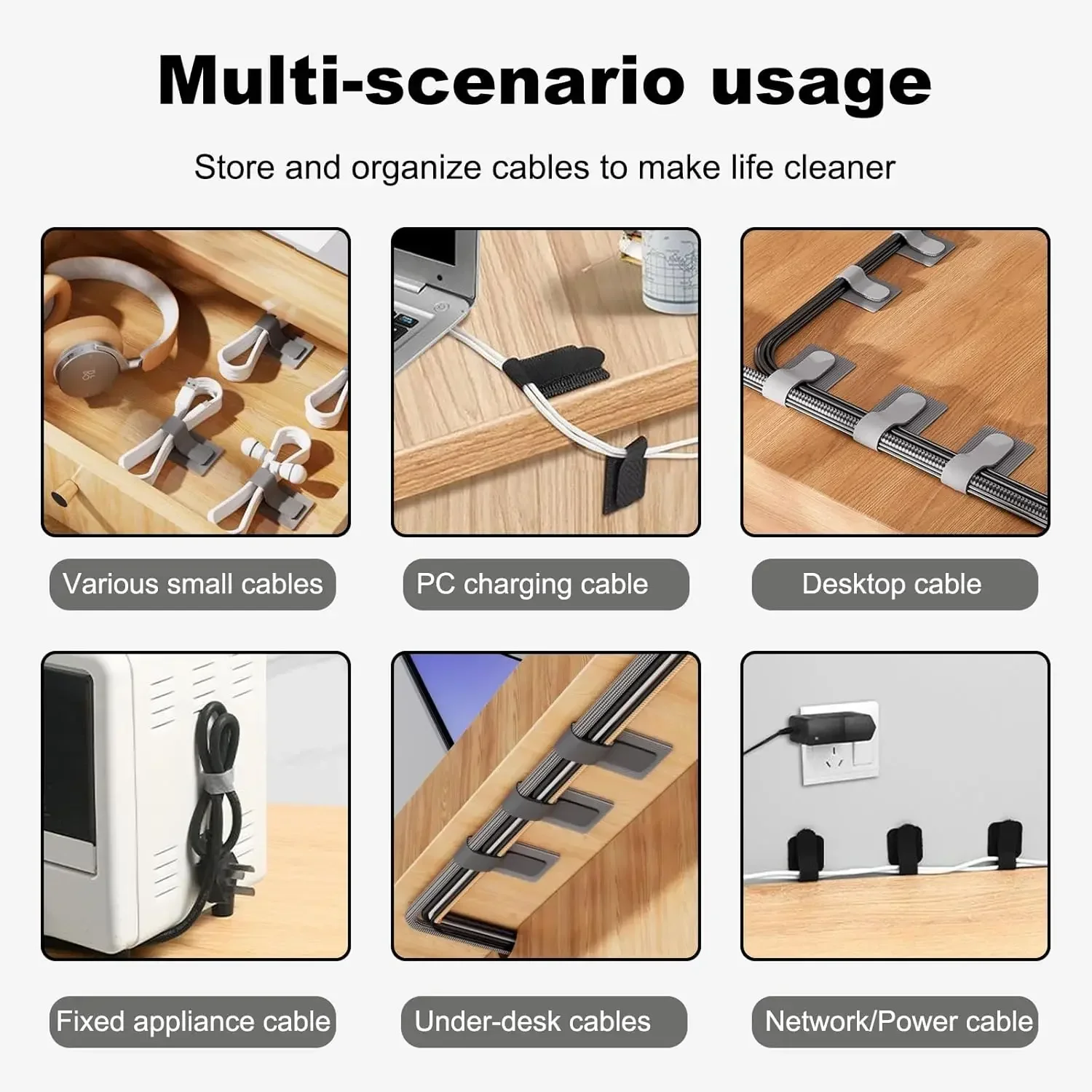 Nieuwe herbruikbare kabelbinde - Desk Organizer recensie en prijs