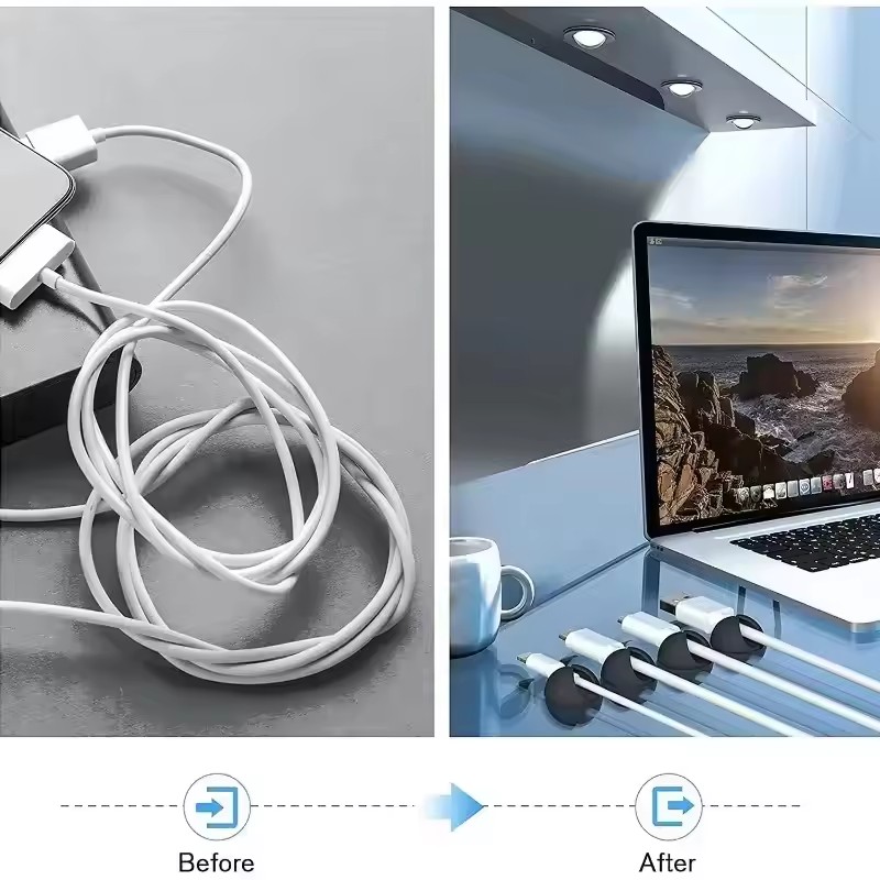 5/50 Stuks Desktop Muur Kabel  - Desk Organizer recensie en prijs