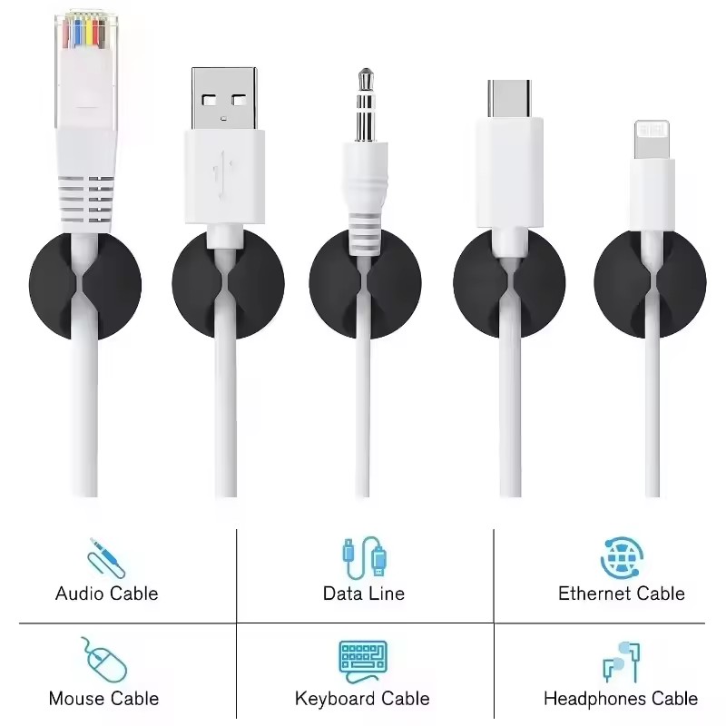 5/50 Stuks Desktop Muur Kabel  - Desk Organizer recensie en prijs