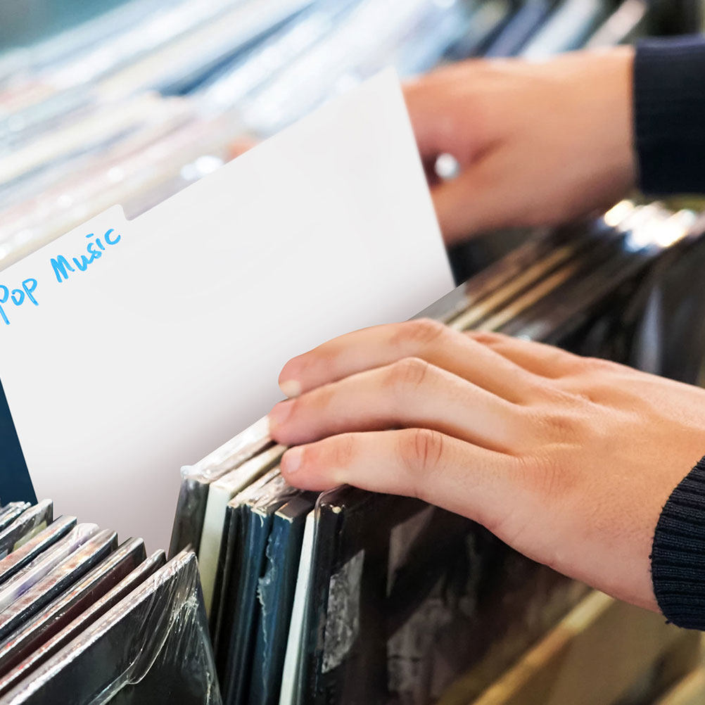 15 stuks minimalistische vinyl - Bookshelf recensie en prijs
